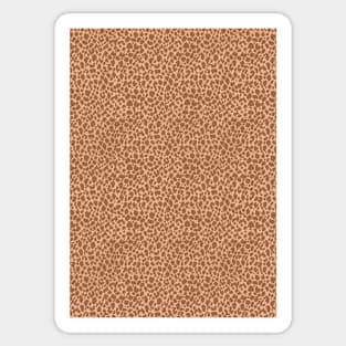 Tan Leopard pattern Sticker